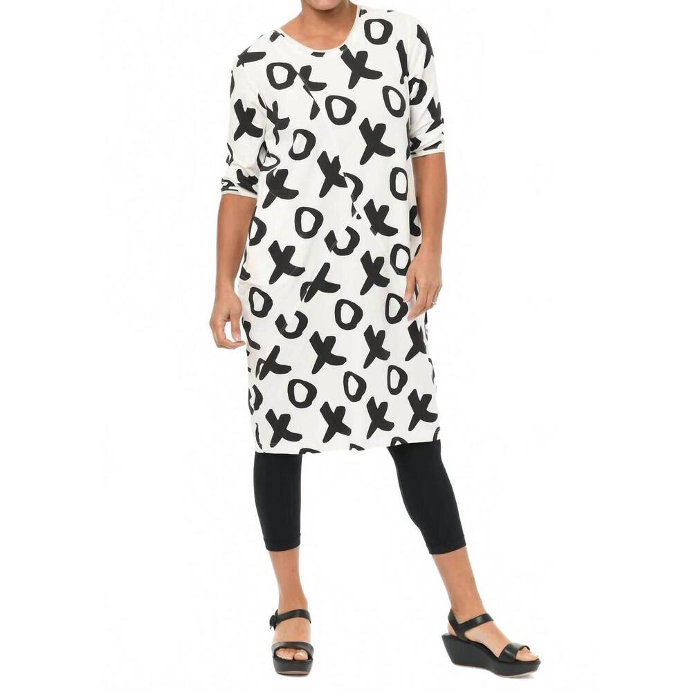 NEW TULIP CLOTHING frida midi dress in ivory xo